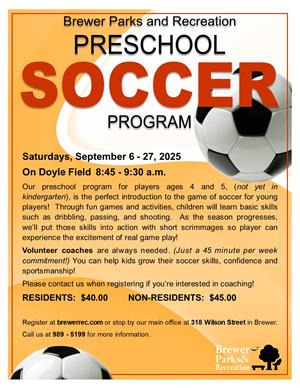 Preschool Soccer