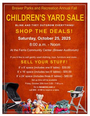 Yard Sale!