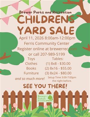 Spring Childrens Yard Sale 2026
