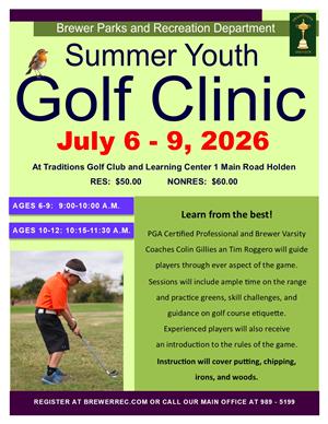 Youth Golf Clinic 2026