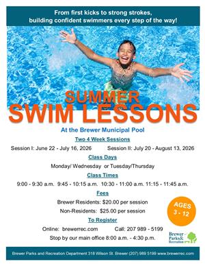 Swim Lessons 2026